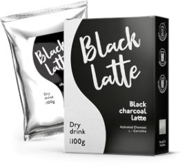 The drink Black Latte