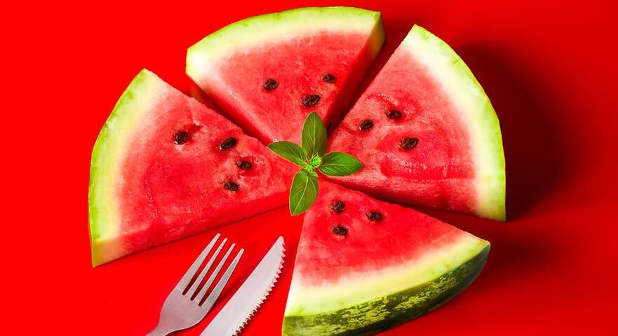 Watermelon diet to lose weight. 