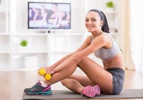 do sports to lose weight at home
