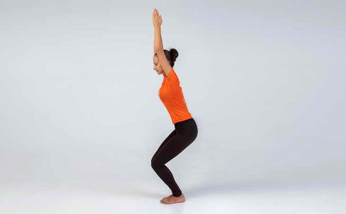 Utkatasana pose